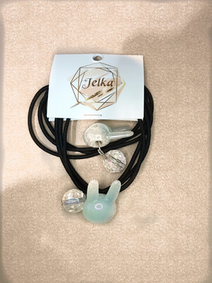 Σετ 2 παιδικά λαστιχάκια μαλλιών