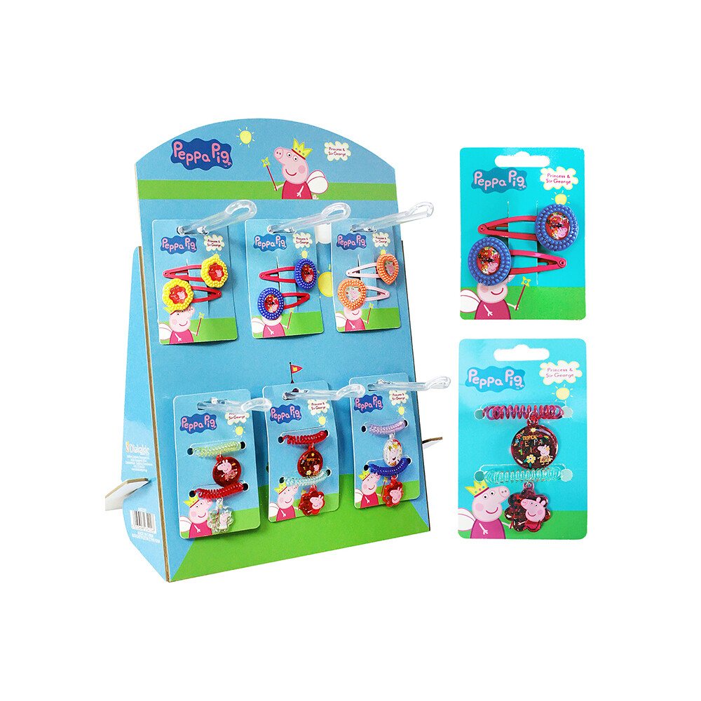 Σετ 2 τσιμπιδάκια μαλλιών Peppa Pig