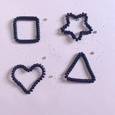 Λαστιχάκια σπιράλ μαύρα σχέδια