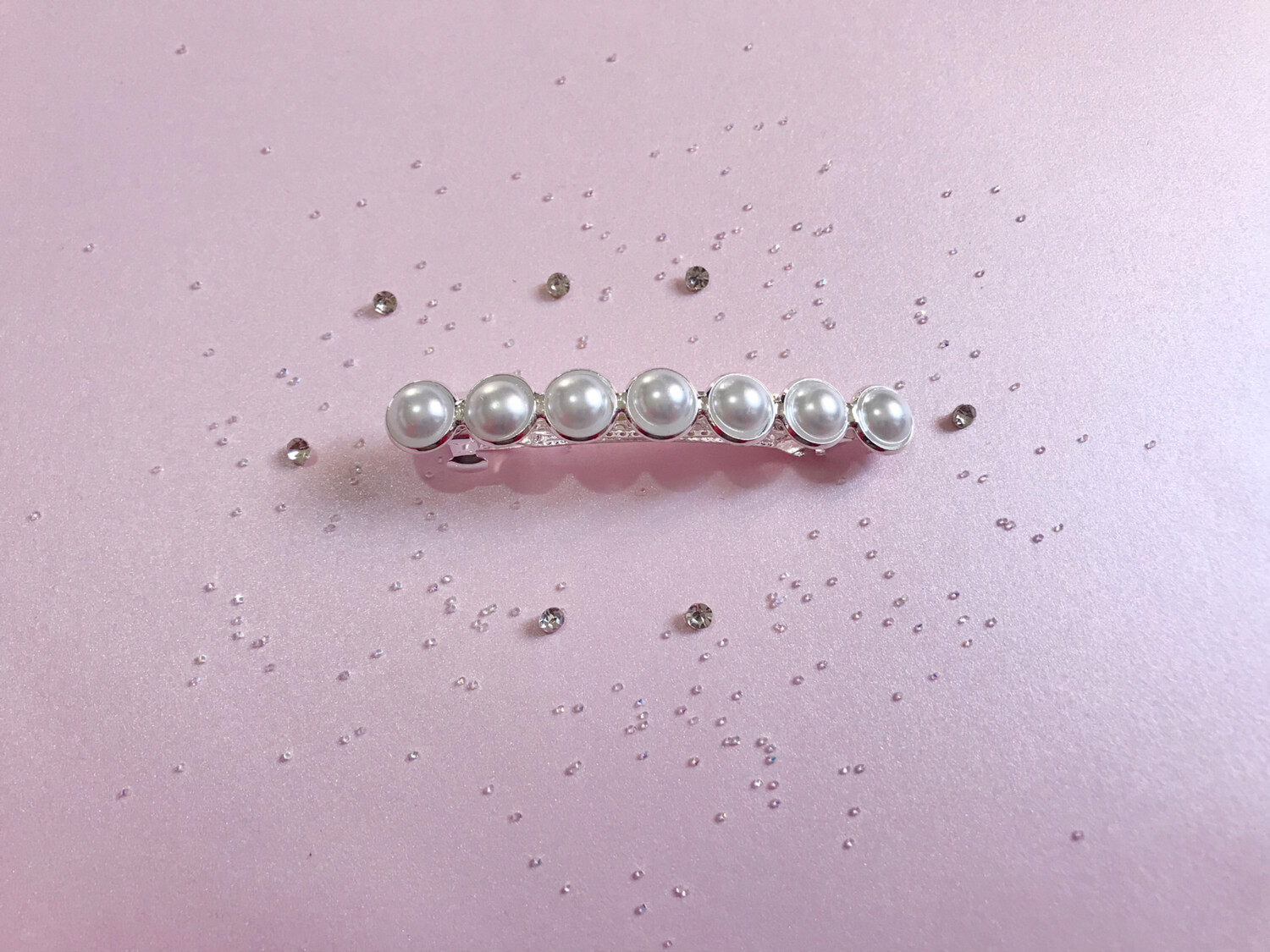 Μπαρέτα μαλλιών με πέρλες