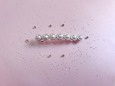 Μπαρέτα μαλλιών με πέρλες