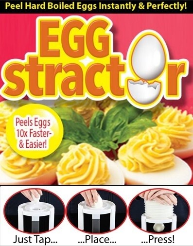 Συσκευή για τον καθαρισμό βραστών αυγών Egg Stractor