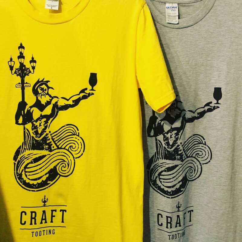 Craft Tooting T-Shirt Grey OR Yellow