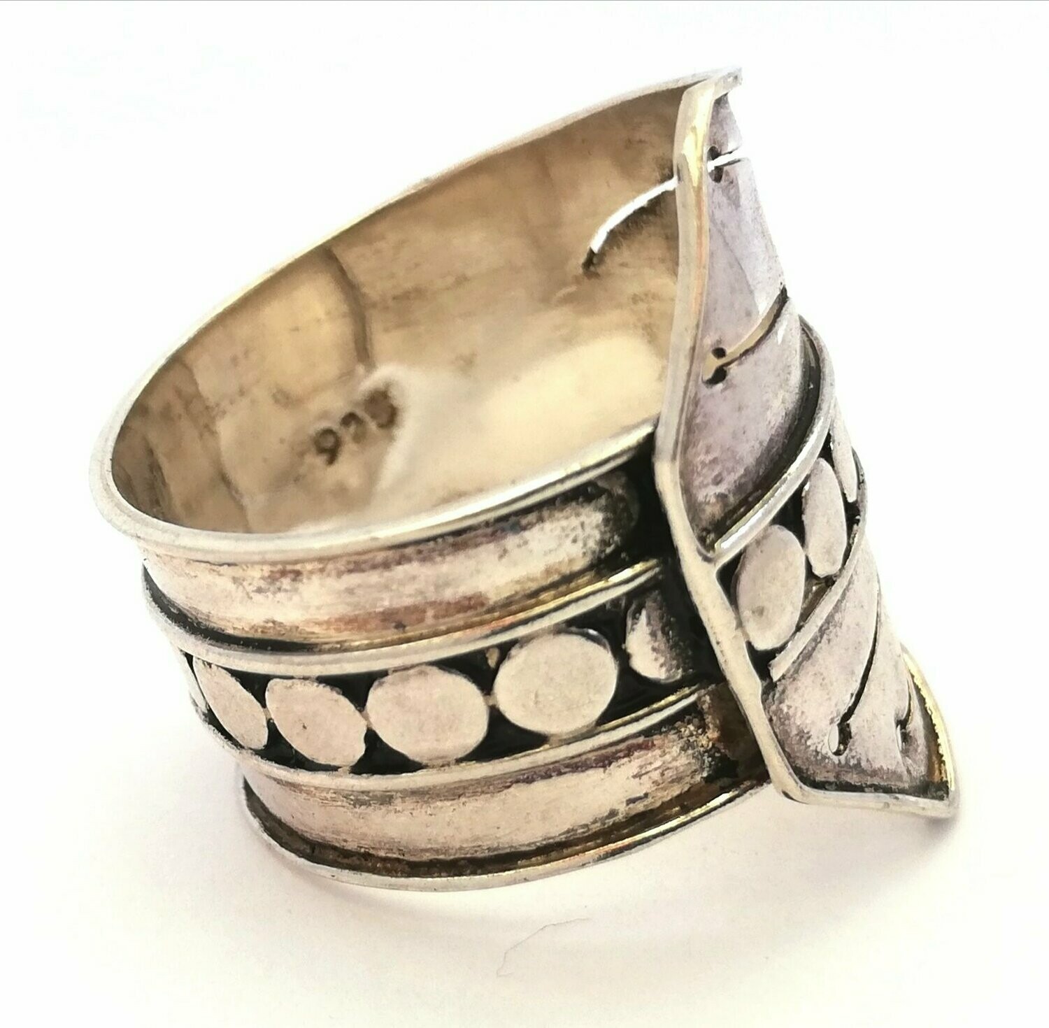 Echt Silber (925 ) Ring, handmade, Grösse 62