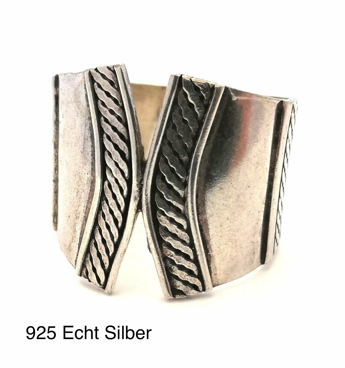 Echt Silber (925 ) Ring, handmade, Grösse 62