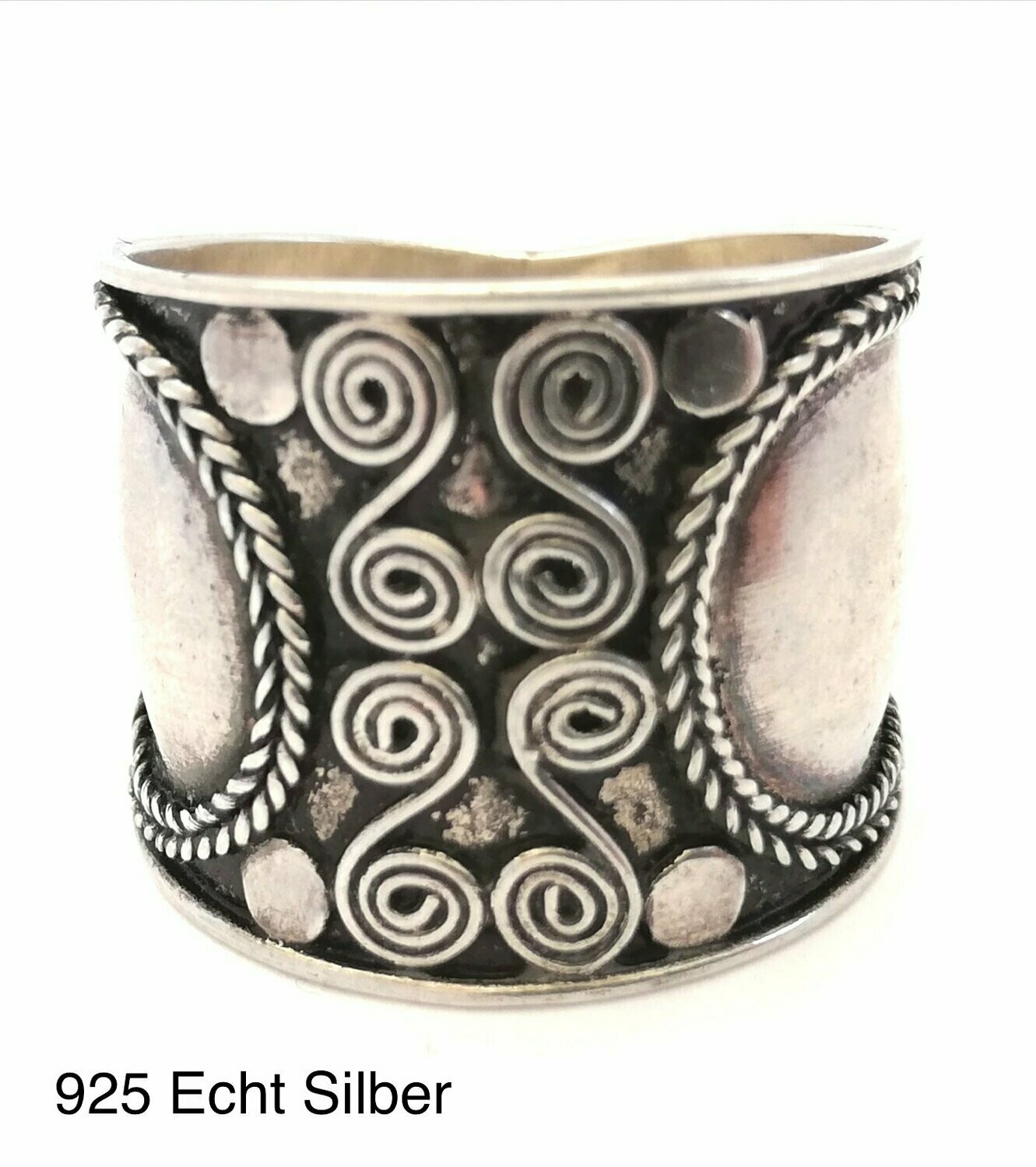 Echt Silber (925 ) Ring, handmade, Grösse 62
