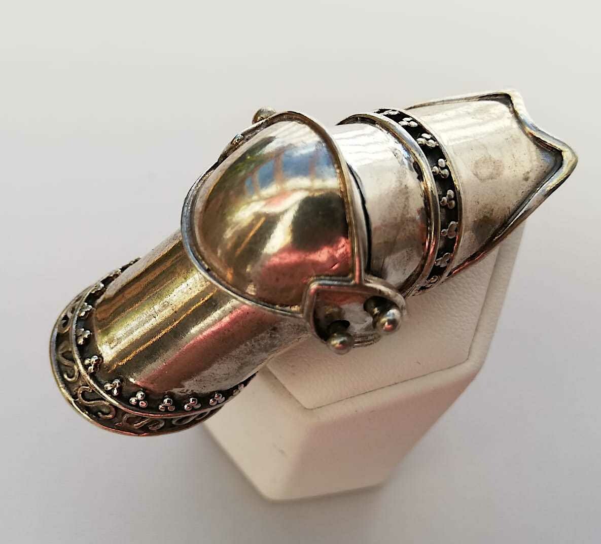 Ritter Ring, 925 Sterling Silber, Ganzfingerring