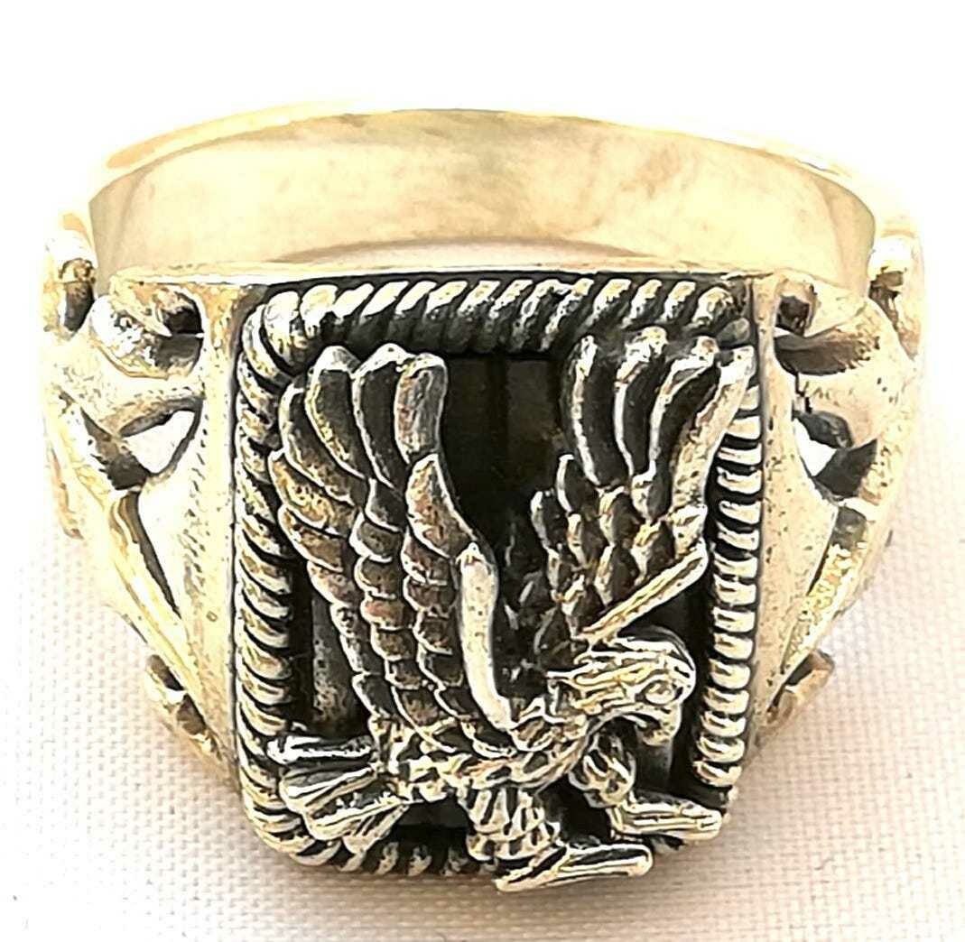 Adler Ring, massiv Silber, Echt Silber 925