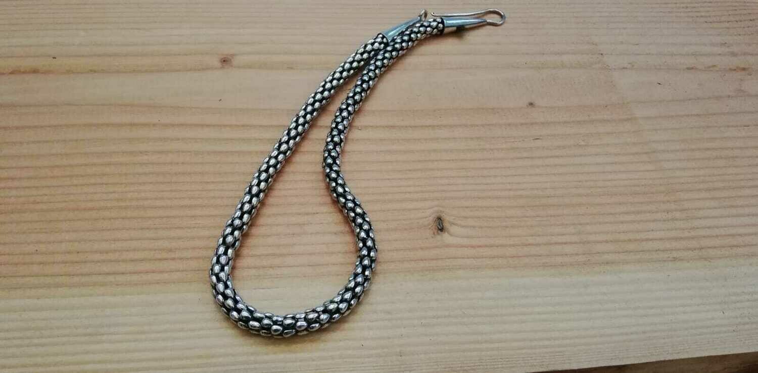 Original Navajo Silber Kette, Indianer Arbeit