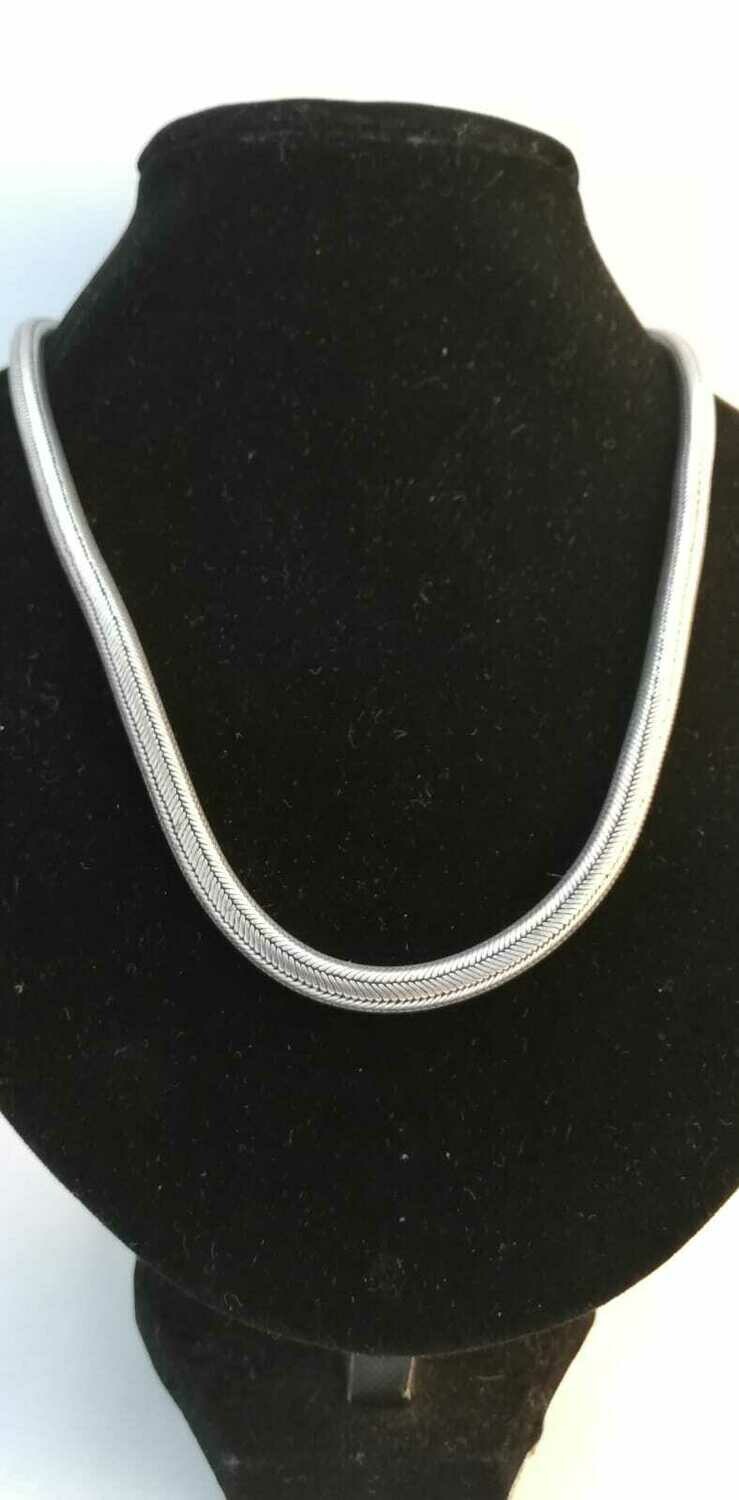 Indische Schlangenkette, Echt Silber
