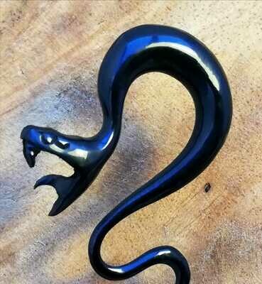 Snake, Schlange aus Horn , Organischer Ohrring , Stückpreis
