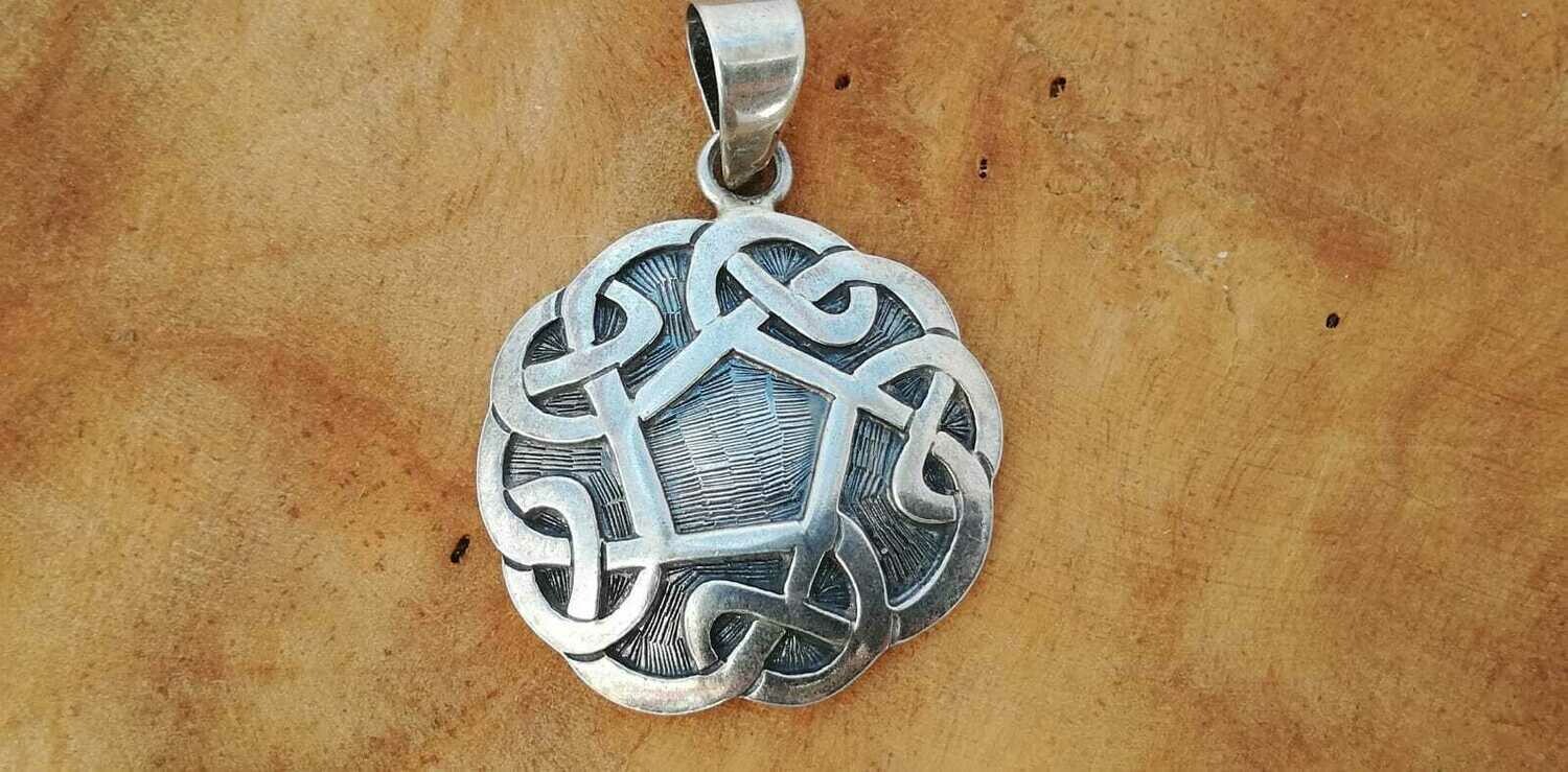 Keltischer Knoten, Echt Silber 925 Anhänger