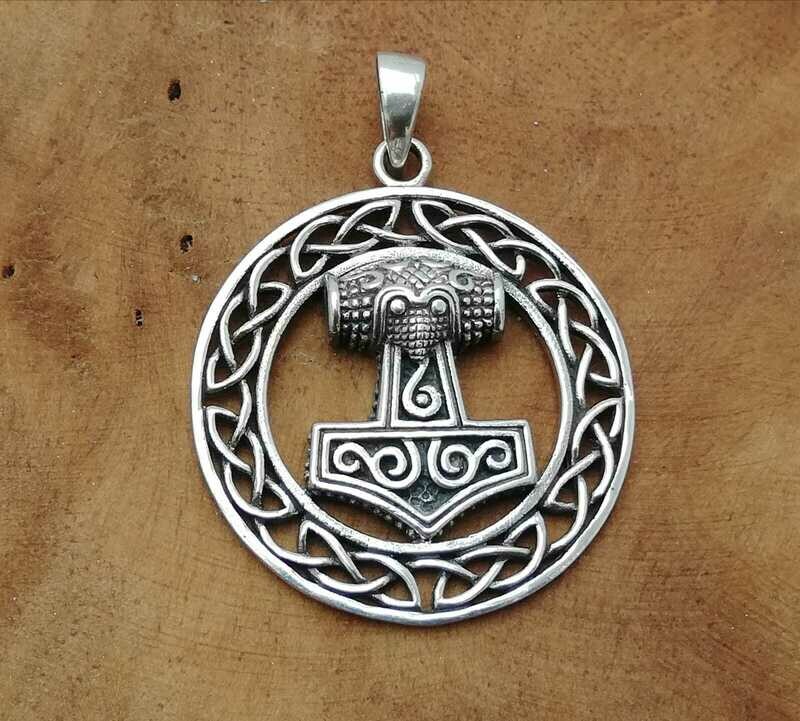 Thors Hammer, Echt Silber 925