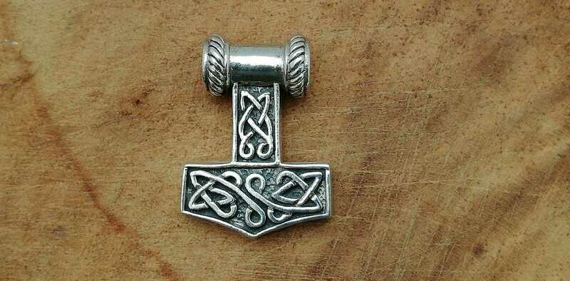 Thors Hammer, Echt Silber 925