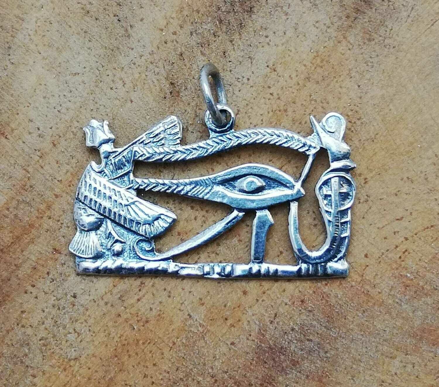 Auge von Horus. Das Horusauge, Echt Silber