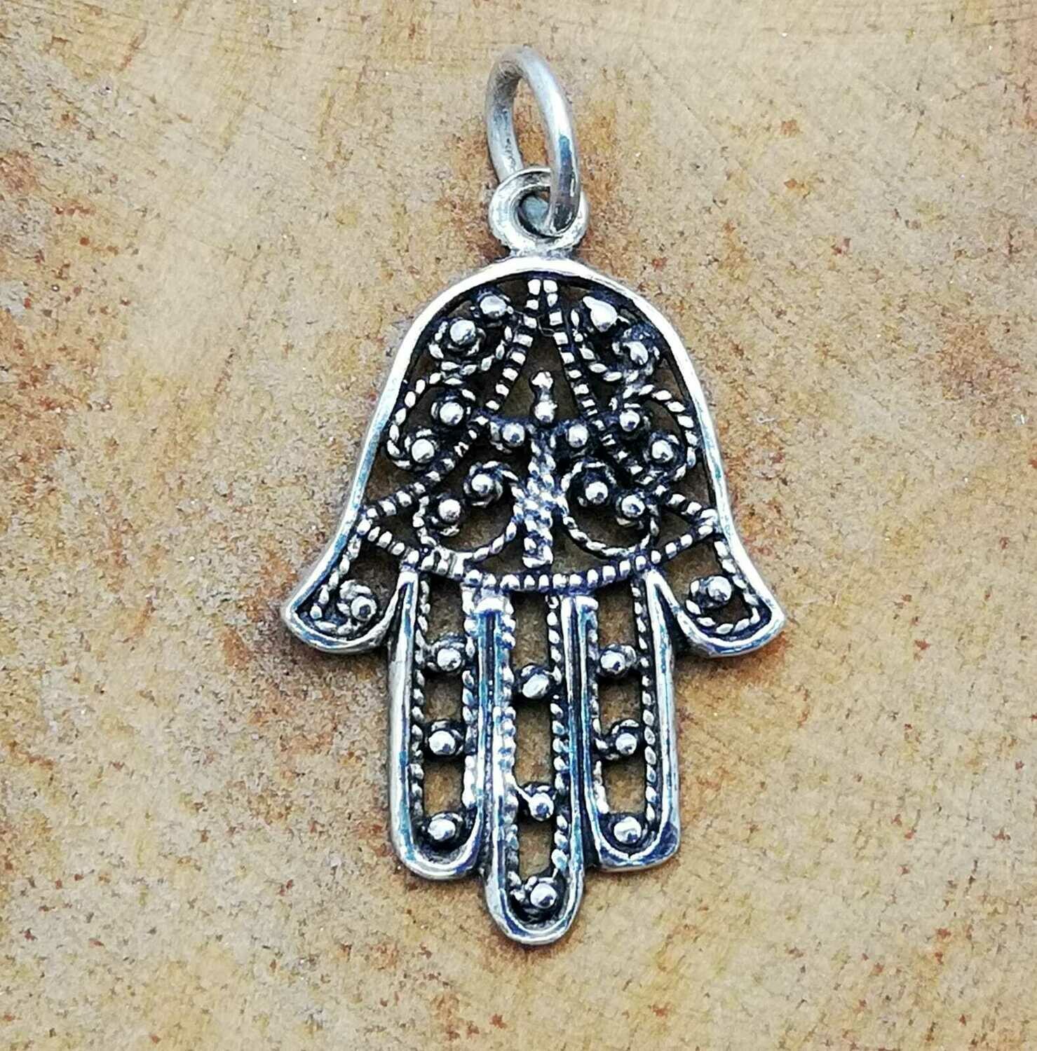 Hand der Fatima, Echt Silber
