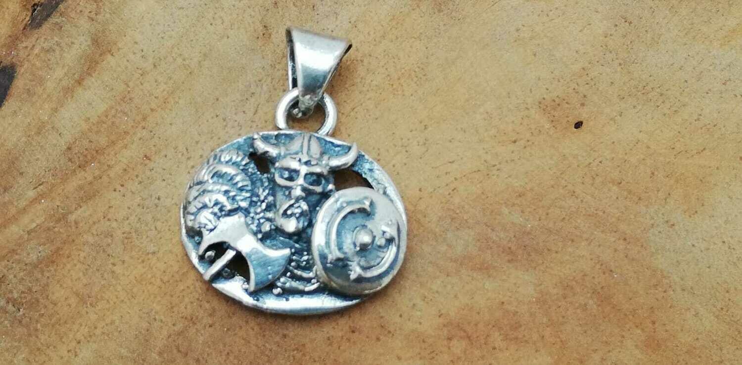 Wikinger Amulett, Echt Silber 925 Anhänger