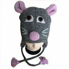 Maus..mollig warm mit Fleece gefüttert