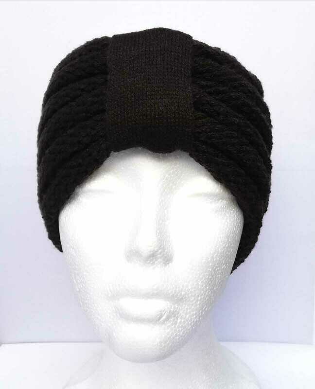 Stirnband in Schwarz