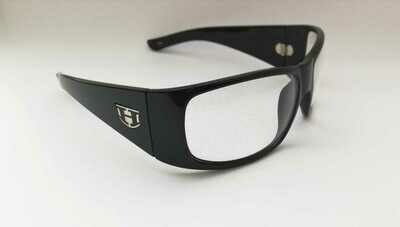 Ritz Black Gloss, CLEAR !, Original Hoven Brille, mit klaren durchsichtigen Gläsern