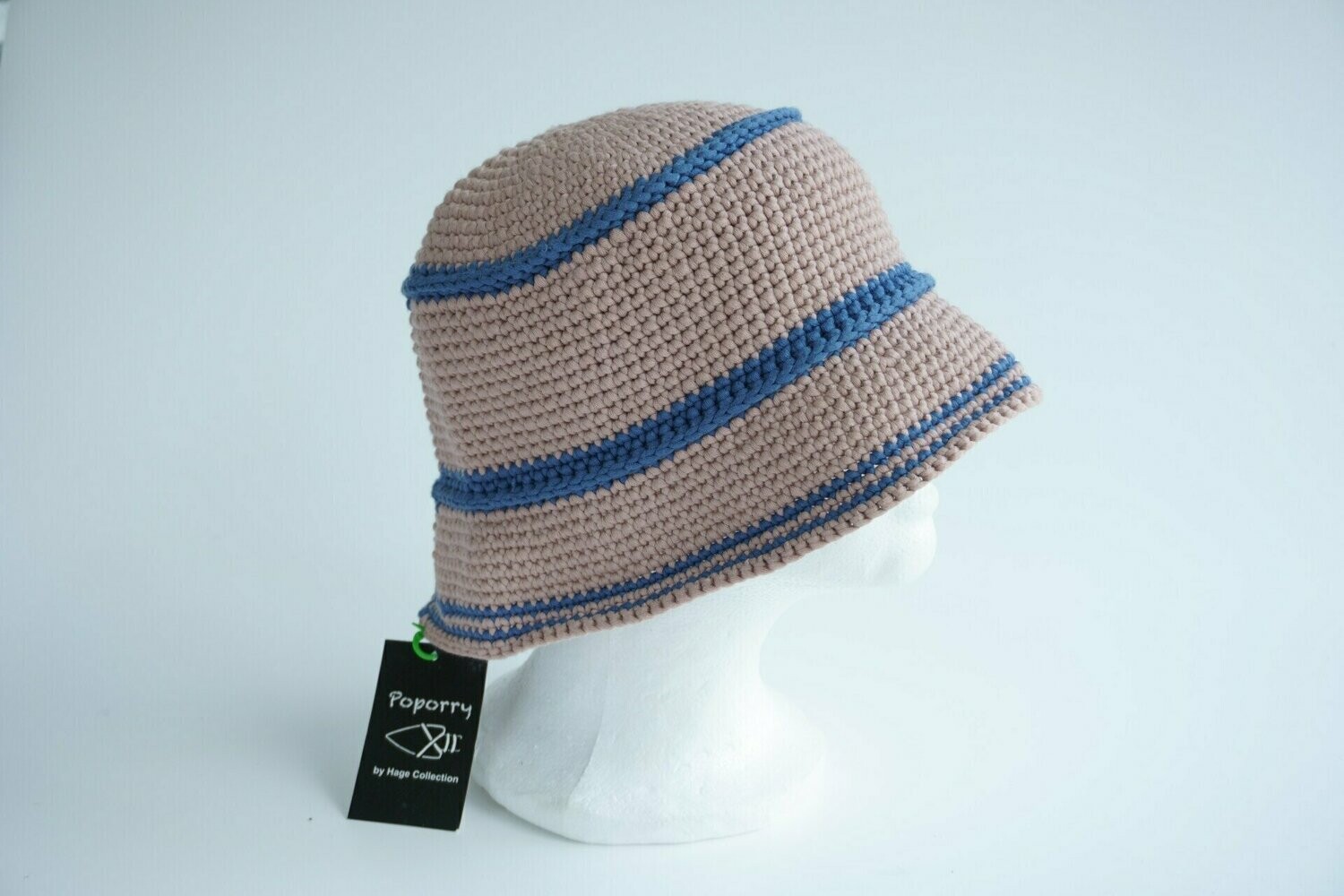 Poporry Bucket Hut, Rosa  aus 100% Baumwolle