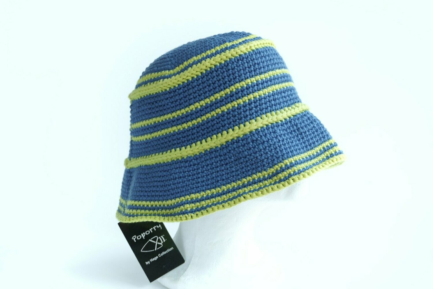 Poporry Bucket Hut,  Blau Jean aus 100 % Baumwolle