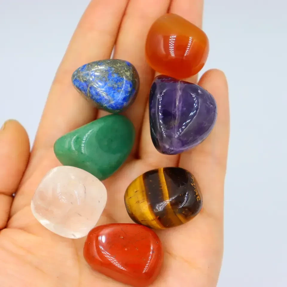 7 Chakra Trommelsteine