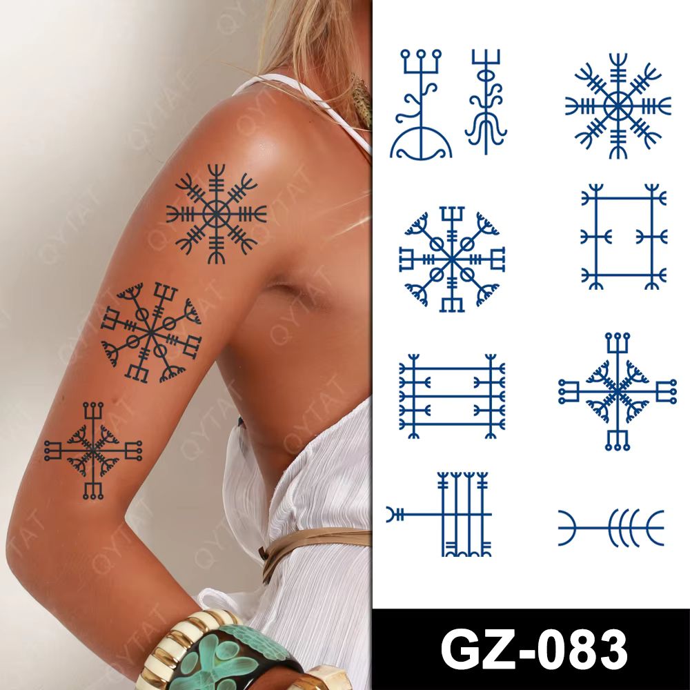 Temporary Tattoo...Sieht aus  wie Echt...Jagua Tattoo...Hält 2 Wochen lang