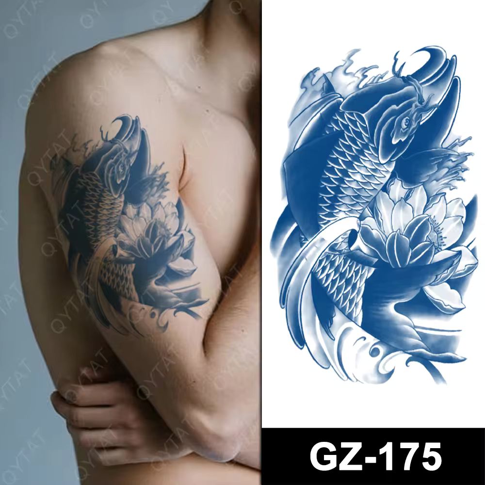 Temporary Tattoo...Sieht aus  wie Echt...Jagua Tattoo...Hält 2 Wochen lang
