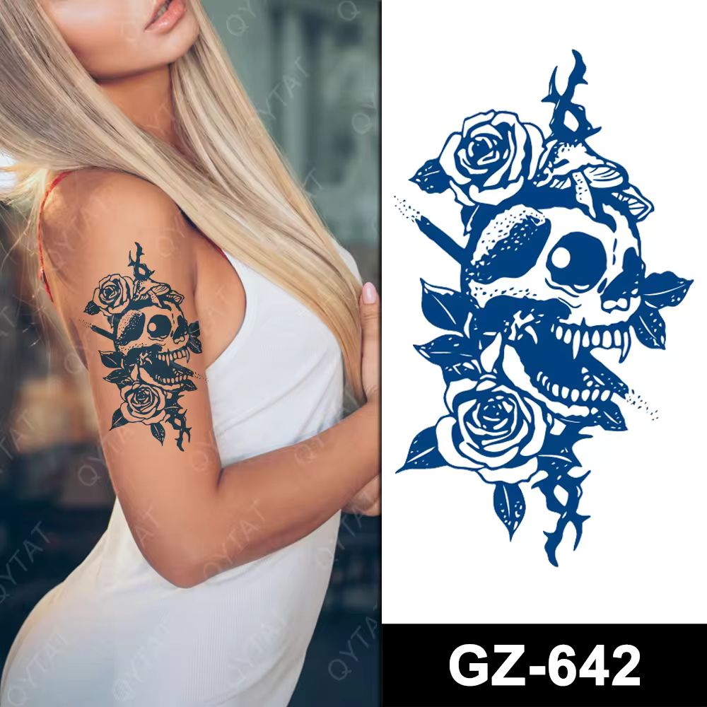 Temporary Tattoo...Sieht aus  wie Echt...Jagua Tattoo...Hält 2 Wochen lang