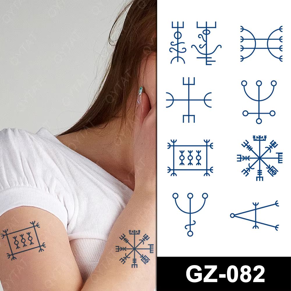 Temporary Tattoo...Sieht aus  wie Echt...Jagua Tattoo...Hält 2 Wochen lang