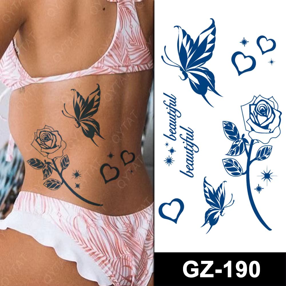 Temporary Tattoo...Sieht aus  wie Echt...Jagua Tattoo...Hält 2 Wochen lang
