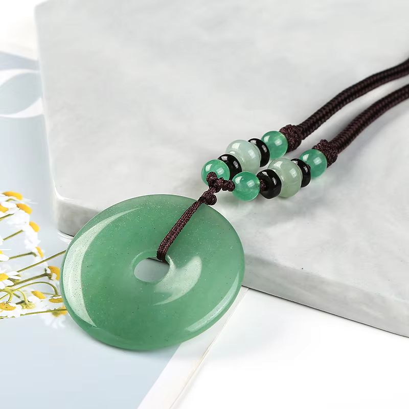 Aventurin Stein Donut 40mm der beruhigende Stein für Glück und Reichtum