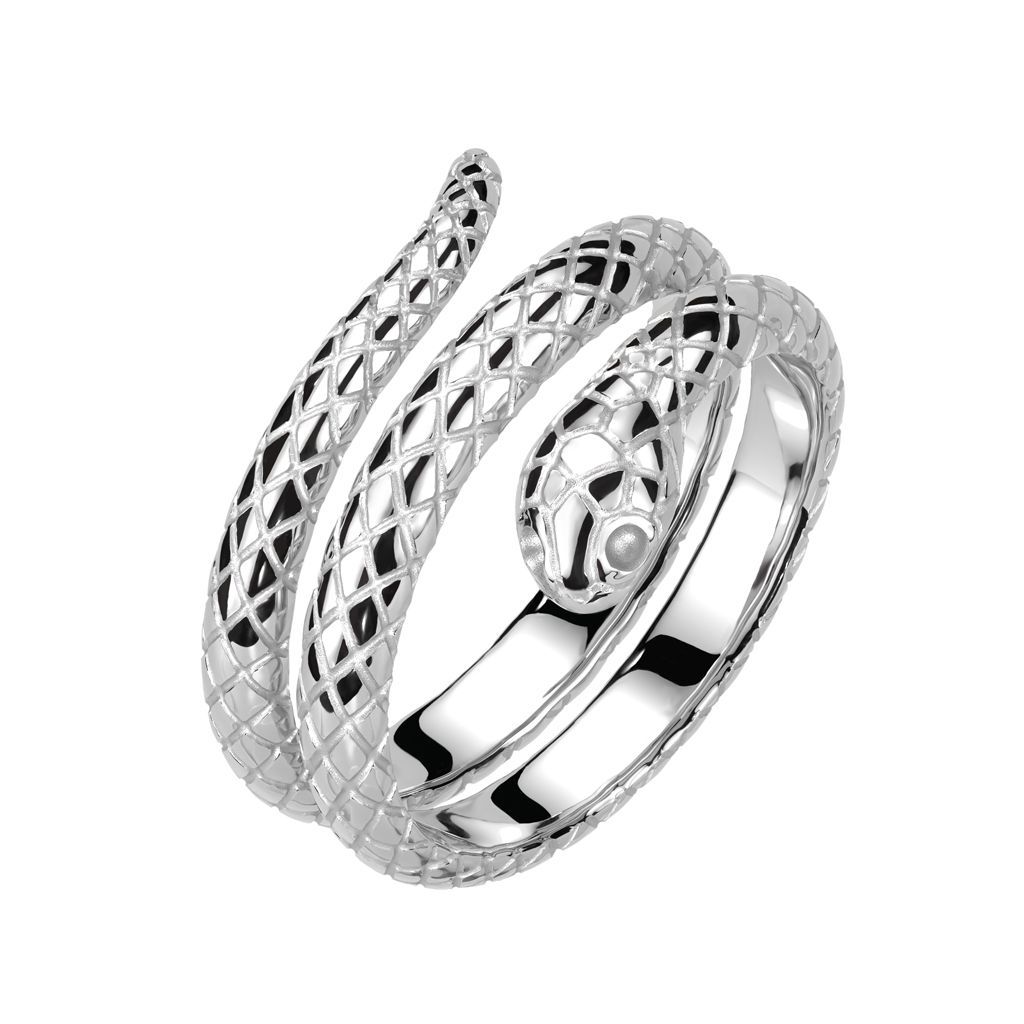 Schlange, Schlangen-Ring, Edelstahl Ring aus 316L Chirurgenstahl in verschiedenen Größen, Anti-Allergisch, Nicht färbend