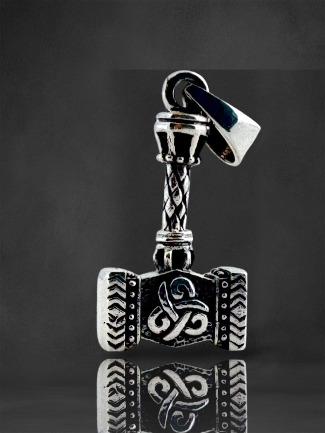 Thors Hammer, Echt Silber 925