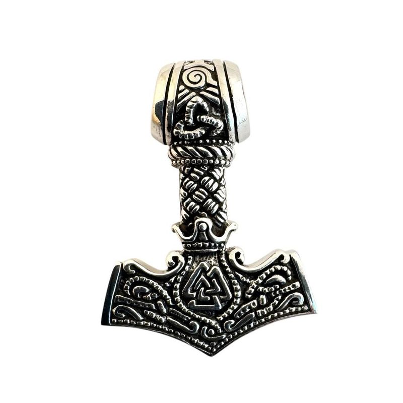 Thors Hammer, Echt Silber 925