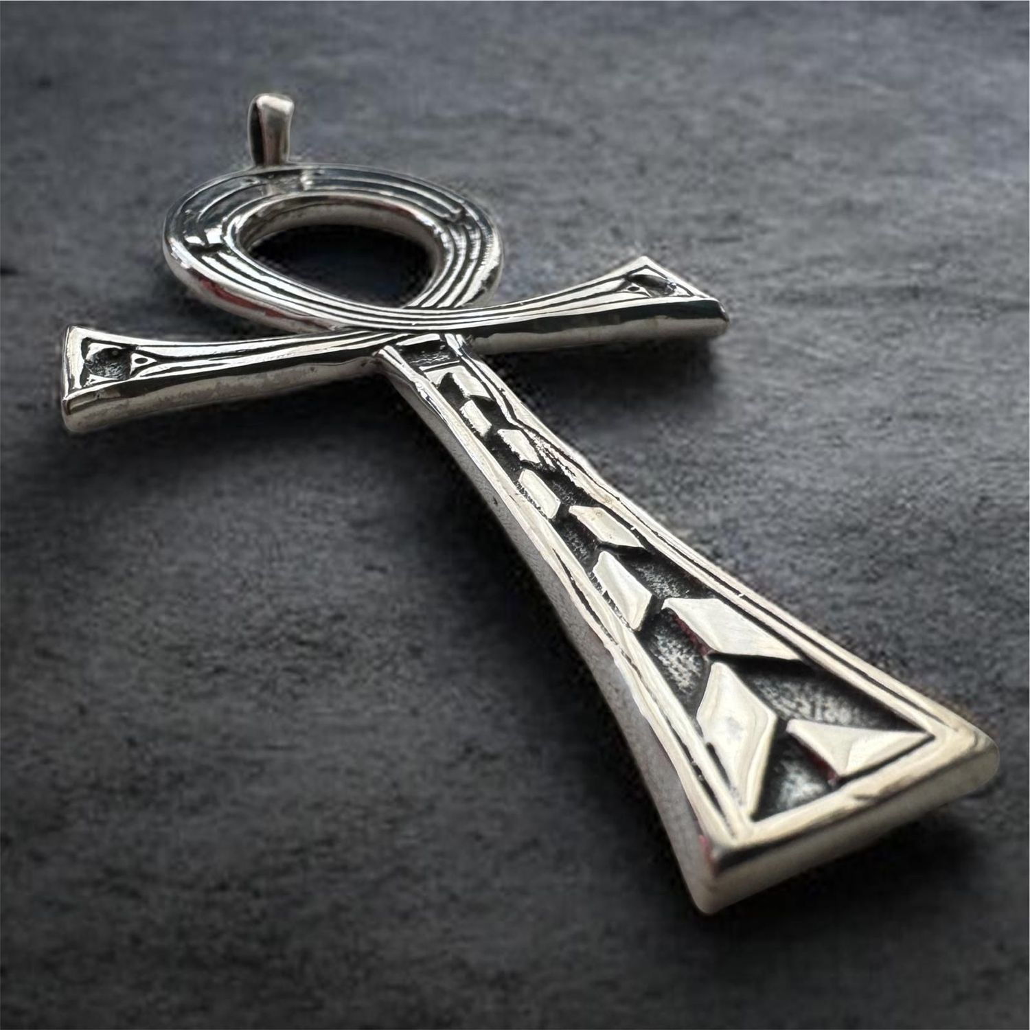 Ankh, Kreuz für das ewige Leben,  Kreuz Anhänger, 925 Sterling Silber, Ägyptisches Lebenssymbol
