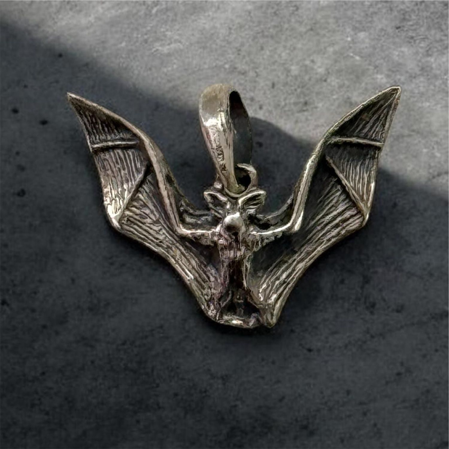 Fledermaus Anhänger aus Echt Silber 925, Bat Pendant
