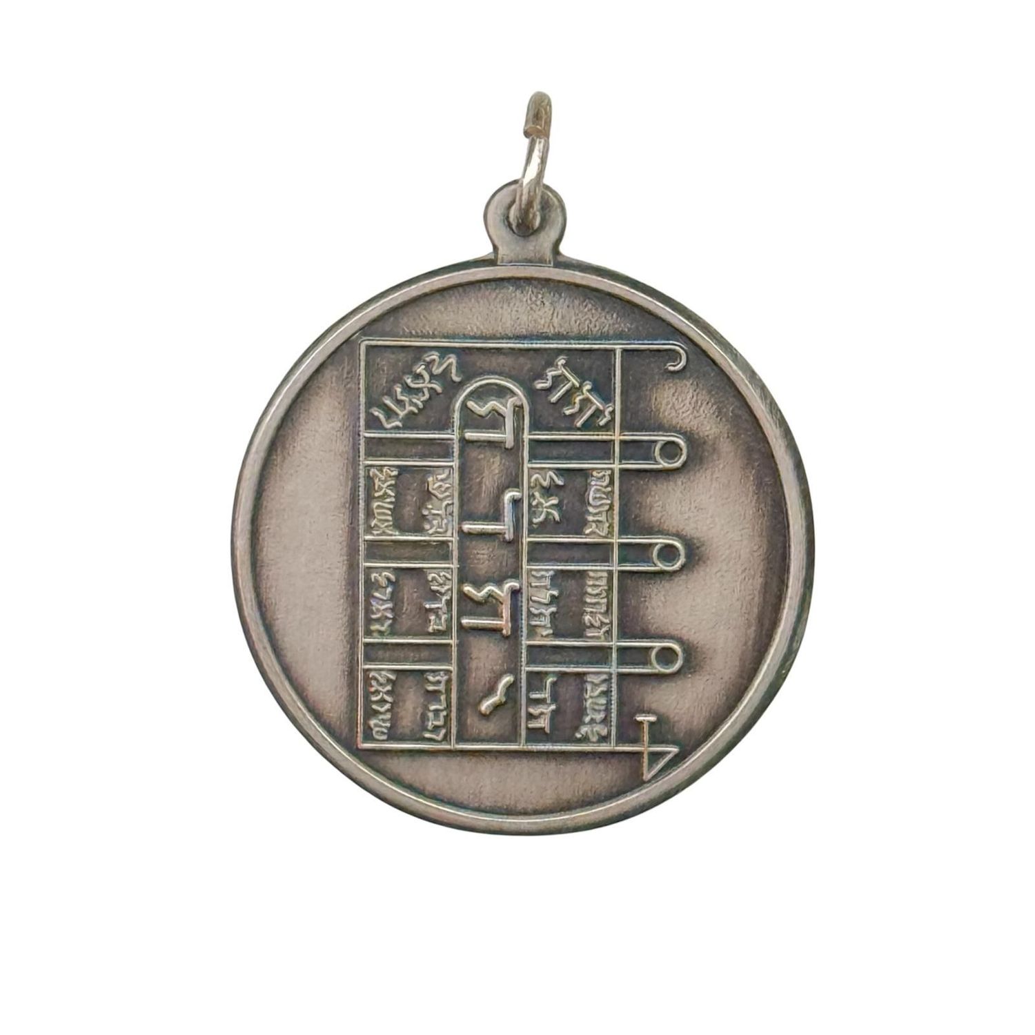 Mond Amulett, Echt Silber Anhänger 925, Amulet  of  Moon Silver Pendant
