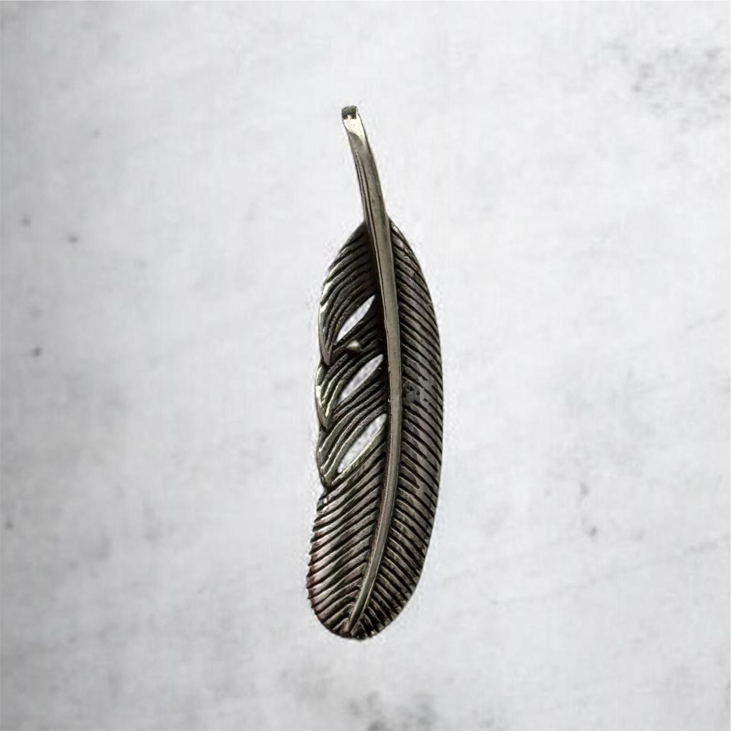 Feder Anhänger Echt Silber..Feather Pendant 925 Sterling Silver Feder Anhänger Echt Silber..Feather Pendant 925 Sterling Silver