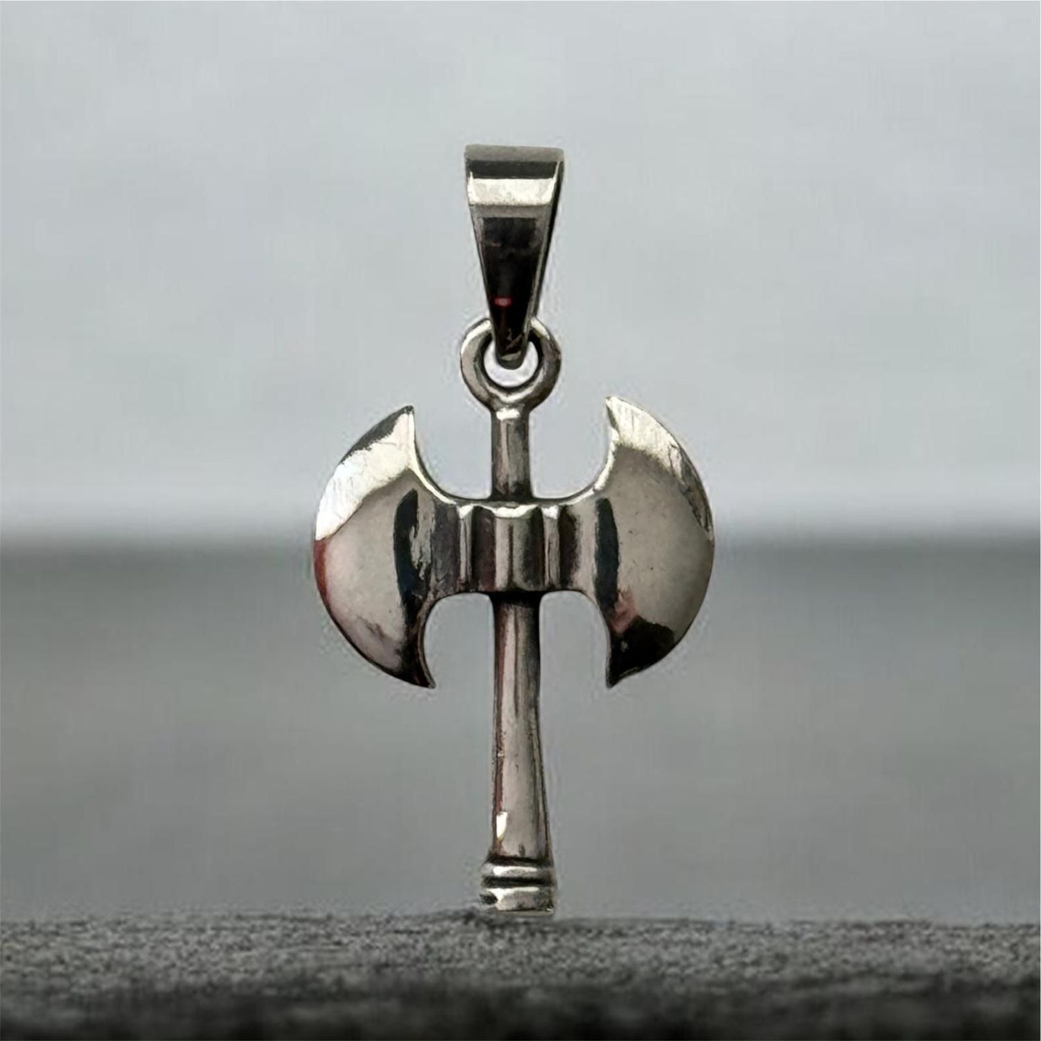 Doppel-Axt, Echt Silber 925 Anhänger, double axe silver pendant Doppel-Axt, Echt Silber 925 Anhänger, double axe silver pendant
