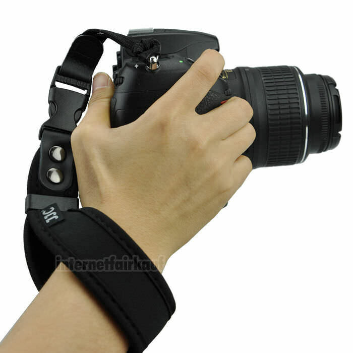JJC ST-1 Handschlaufe für Kameras, schwarz