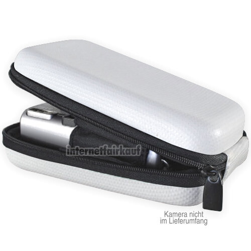 Hardcase Tasche weiß passend für Pentax Optio WG-20