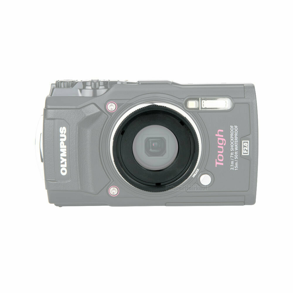 JJC RN-T01 - Filteradapter für Olympus Tough TG1 TG2 TG3 TG4 TG5 TG6 TG7 - ersetzt CLA-T01