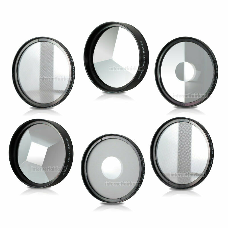 Set Effektfilter Tricklinsen passend für Panasonic Lumix FZ62 FZ200