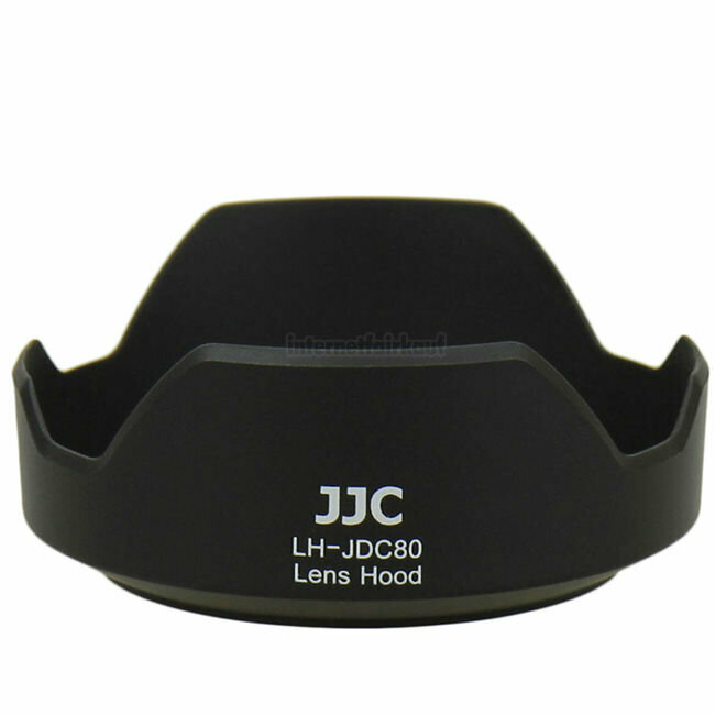 JJC LH-JDC80 Sonnenblende Gegenlichtblende - Ersatz für Canon LH-DC80