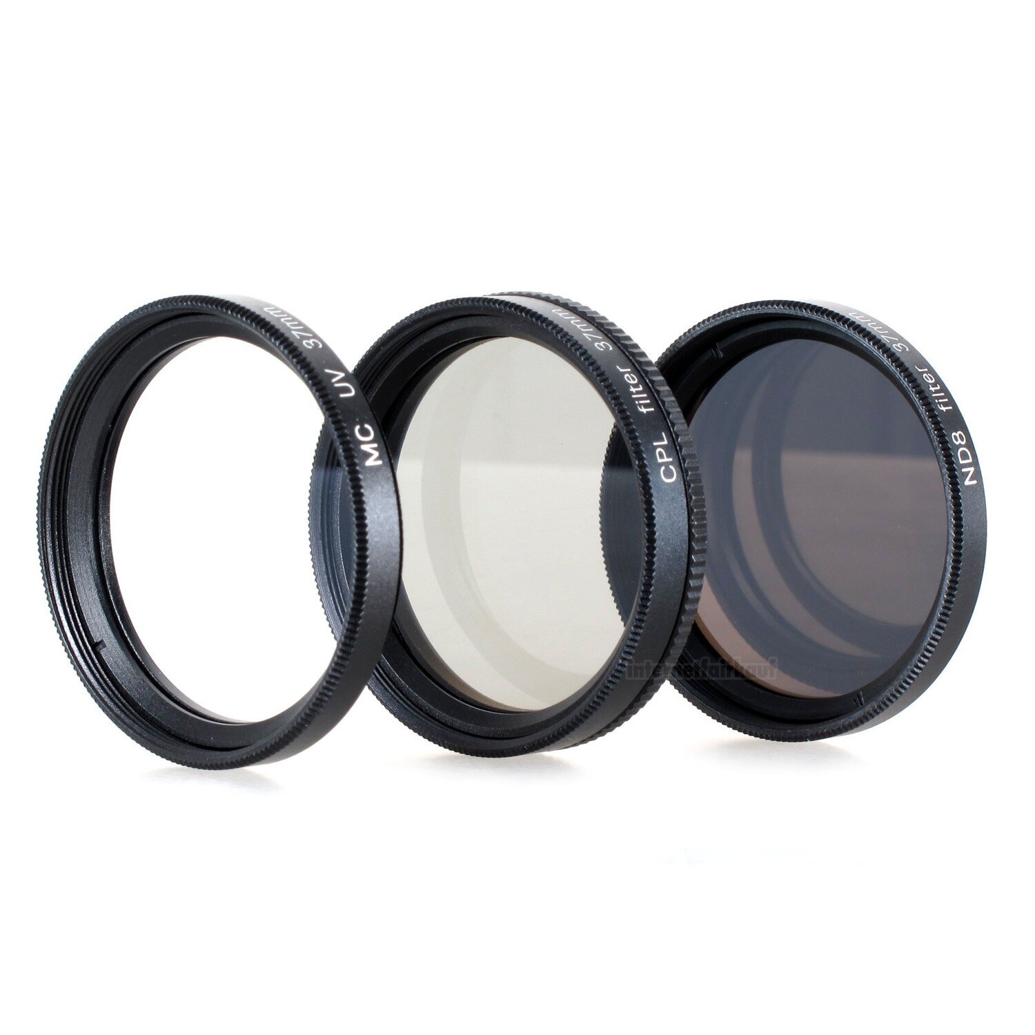UV + Pol + ND8 Filter passend für Panasonic Lumix GM1 mit 12-32 Obj.