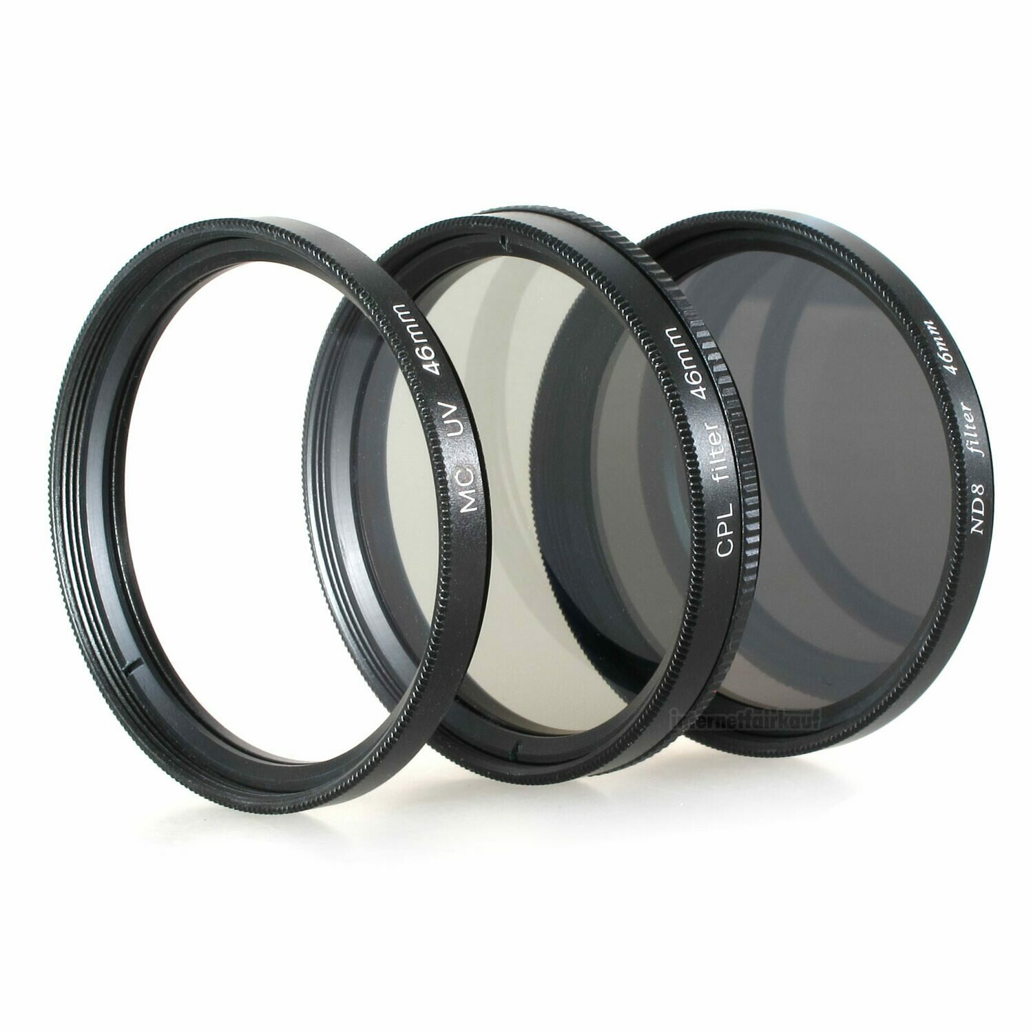UV + Pol + ND8 Filter passend für NIKON Z50 mit 16-50mm Objektiv