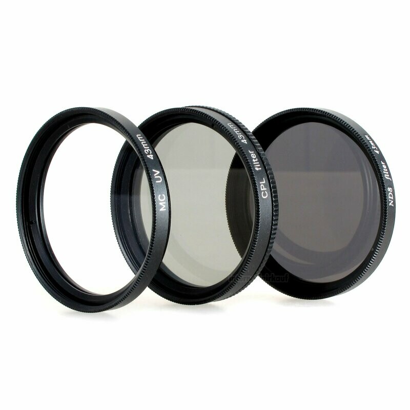 UV + Pol + ND8 Filter 43mm