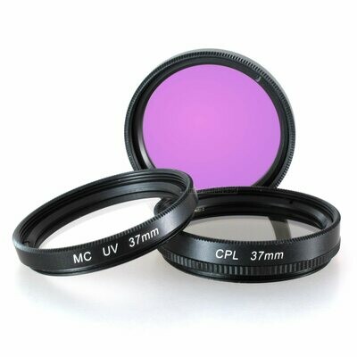 UV + Pol + FD Filter 37mm, schwarz